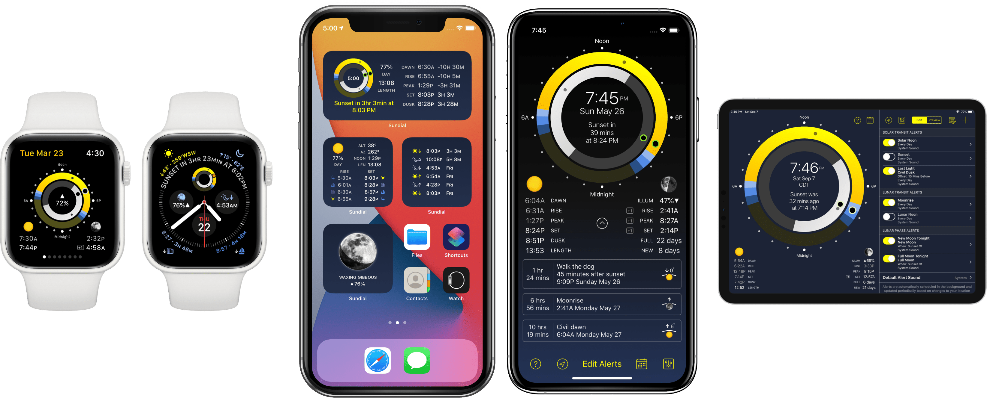 Apple Watch, iPhone, and iPad Supported