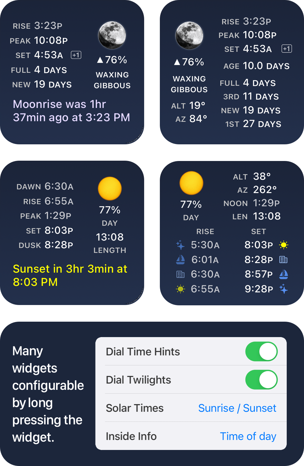 Home Screen Widget Screenshot